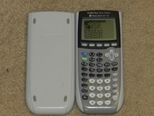 Texas Instruments Ti-84 Plus Silver Edition W/ COVER TESTED WORKS