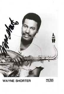 Wayne SHORTER American Jazz Saxophonist Composer & Bandleader Signed 5x7 Photo