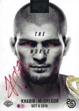 KHABIB NURMAGOMEDOV SIGNED UFC 229 MCGREGOR PROGRAMME (ACG CERT AG18785)