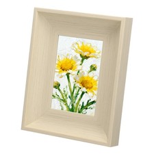 6.3x7.8 Inch Resin White Wood Color Rectangle Photo Frame