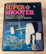Wear-Ever 70001 Super Shooter Electric Cookie Candy Press Complete (Tested)