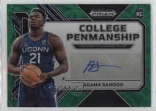 2023 Panini Prizm Draft Picks Choice Green /8 Adama Sanogo Rookie Auto RC