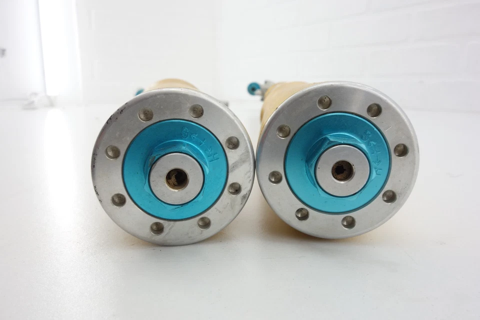 04-08 Aprilia RSV4 1000 horquillas delanteras Ohlins OEM de fábrica suspensión trasera izquierda doblada Foto 2 de 4