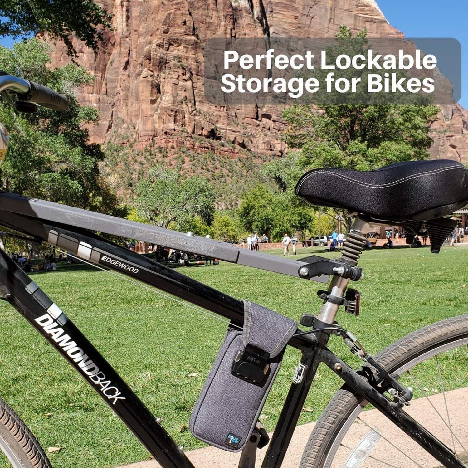 AquaVault Portable Travel Safe – Classic Anti-Theft, Nylon Cut-Resistant L