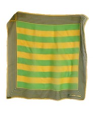 ANNE KLEIN all Silk Vibrant Women  s Scarf W A Striped Print M In Japan 26  /26  