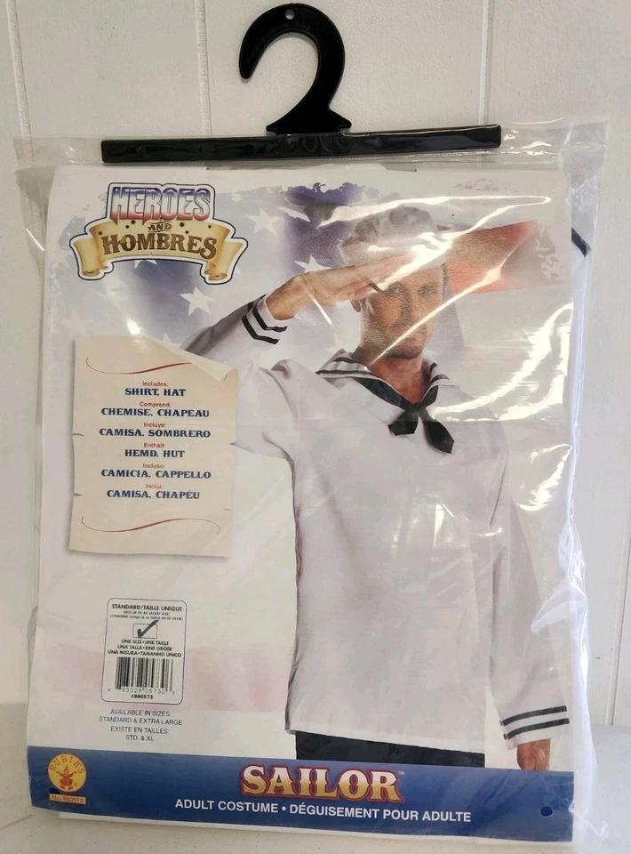 Camisa y sombrero Rubies Sailor para hombre talla única B0249 Foto 2 de 4