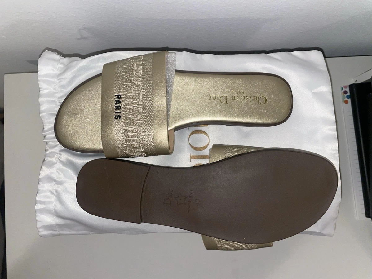 Dior Gold Shoes for Women for sale | eBay