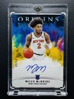 2021-22 Panini Origins Miles McBride #RA-MIL RC Rookie Autograph GOLD Auto /10