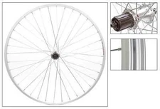 Wheel Master Rear Bicycle Wheel 24 x 2.125 36H, Coaster, Bolt On, Silver