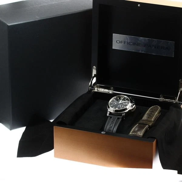 Panerai — Officine Panerai Luminor Achille PAM01090 44mm Black Dial Automatic Watch #C3239