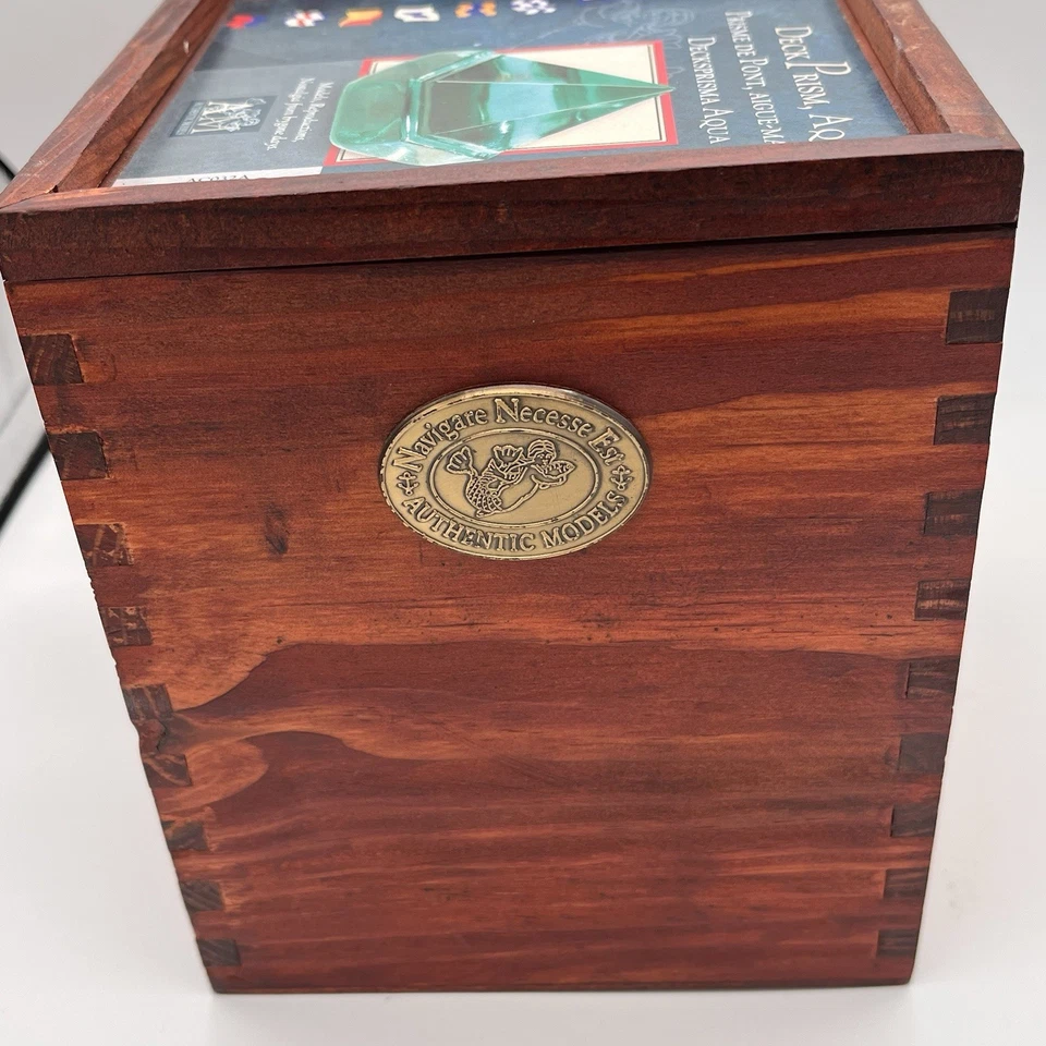 Deck Prism by Authentic Models Aqua Glass Deck Light with Certificate and Box - Image 3 of 4