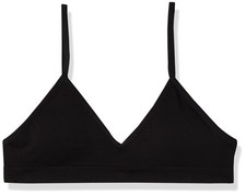 Maidenform girls Soft Bra, Black, Medium US Medium, Black