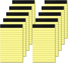 Yellow Note Pads 3X5 Small Notepads 3X5 Memo Pads Small Notebooks 3X5 Writing Pa