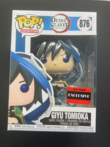Funko Pop! Demon Slayer: Giyu Tomioka #876 - AAA Anime  Figure (Damaged Box)