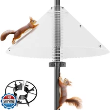 Onlyfly Squirrel Baffle for Bird Feeder Pole – Upgrade Spring-Mot