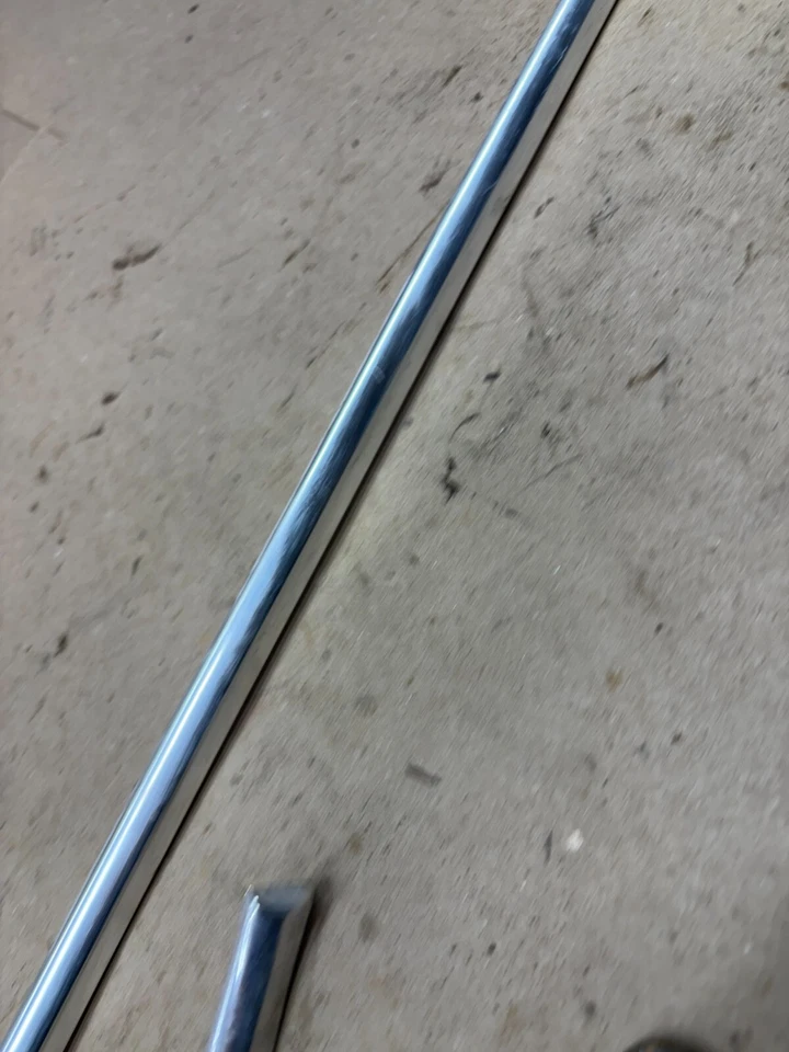 1961 66 1965 FORD TRUCK F100 F250 F350 M100 CUSTOM CAB DASH TRIM MOLDING PAIR OE - Image 4 of 4