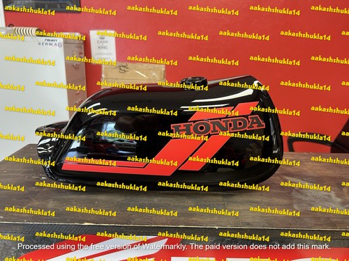 Fit For Honda ATC70 Black Painted Steel Fuel Petrol Tank 1978-1985 Model