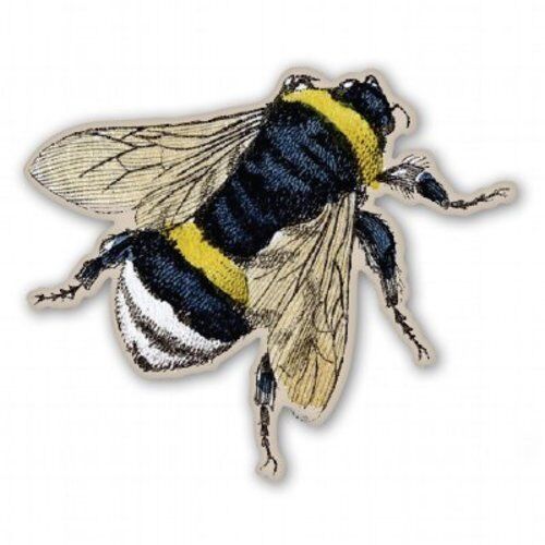 Vintage Bumble Bee Illustration Car Vinyl Sticker - SELECT SIZE - Picture 1 of 1