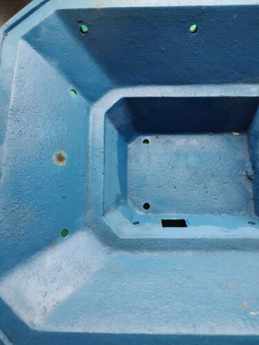 Noma Cast Iron Double 17X10 Hibachi Grill BBQ W/Electric Converter New VTG Blue - Picture 18 of 20