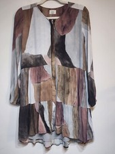 Aritzia Wilfred Dress Barossa LT Foxfire Long Sleeved Oversized Layered Sz XXS