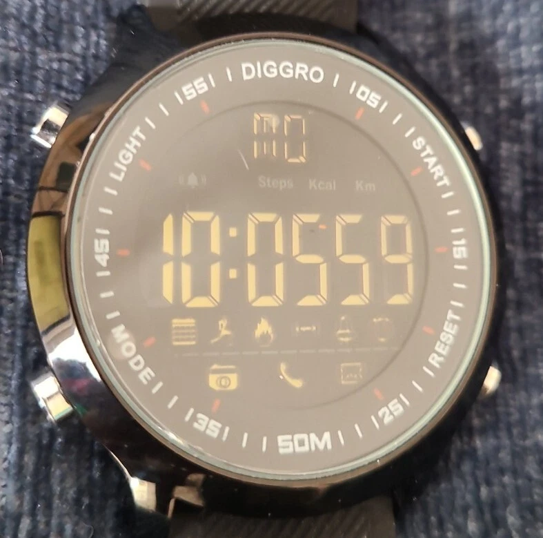 Reloj Inteligente Diggro DI04 - IP68 Impermeable 5ATM Podómetro Mensaje Recordatorio Foto 4 de 4