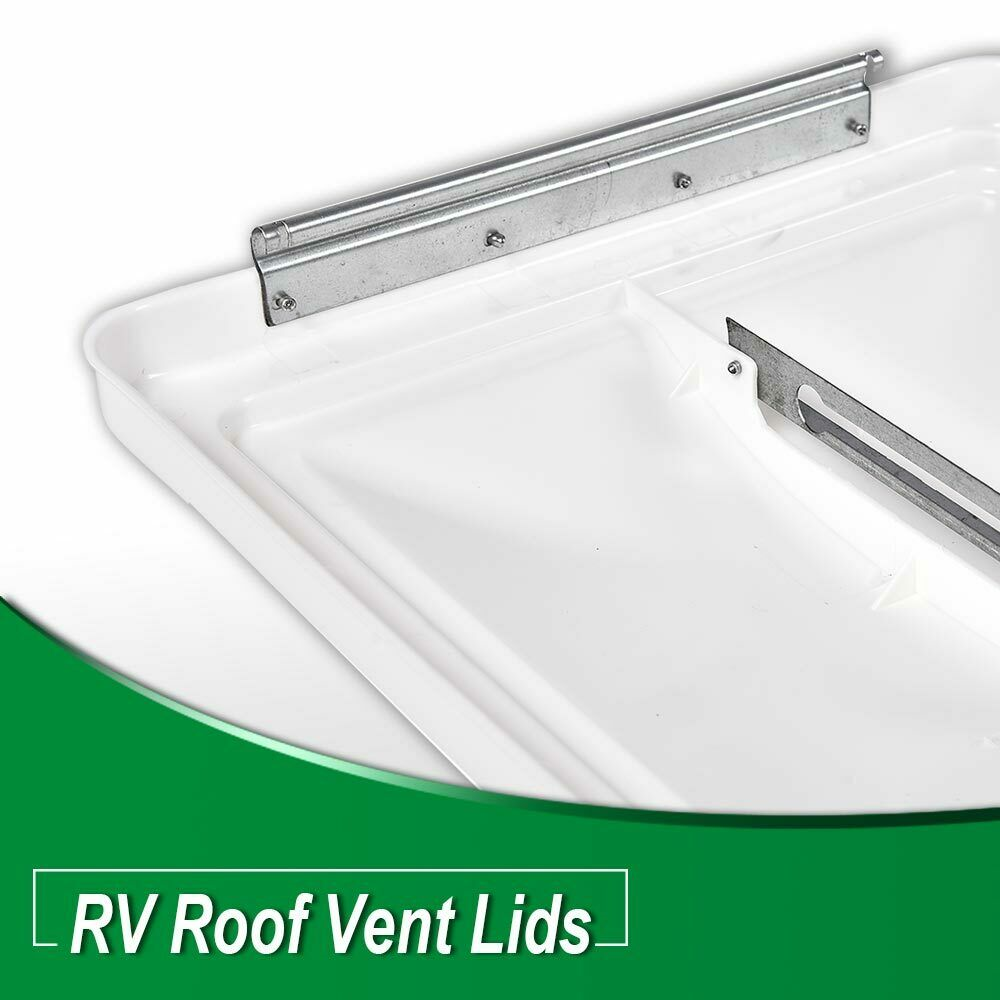2 Pack White 14" x 14" Replacement Roof Vent Cover Camper RV Trailer