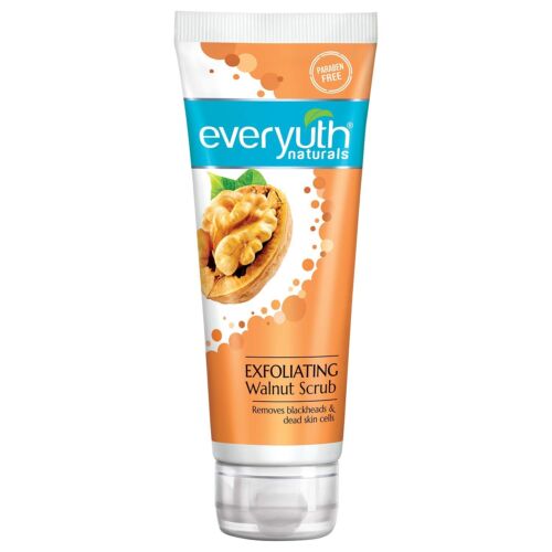 Everyuth Naturals Exfoliating Walnut Scrub For Healthy Smooth Skin - 100 Gram, - Picture 1 of 8