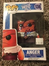 LEWIS BLACK SIGNED ANGER DISNEY INSIDE OUT FUNKO POP  +JSA COA