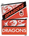 NRL St George Dragons LARGE Graphic Pencil Case for School Work Stationary