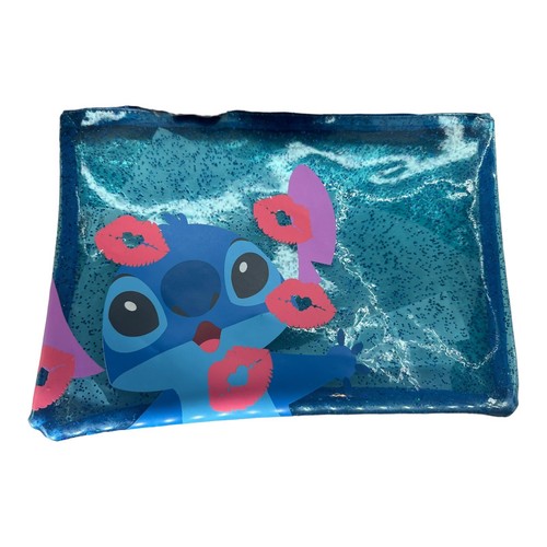 Bolsa de maquillaje y diadema con cremallera brillante de puntada de Disney Store besos soplantes - Imagen 2 de 9