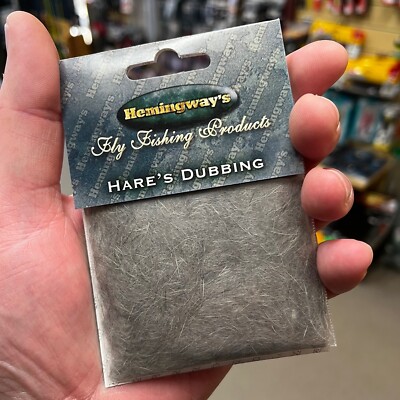 Hemingway's Hasenhaar Dubbing - grau - Fliegenbindematerial