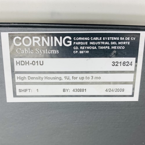 Corning HDH-01U High Density Housing 1U w/ 3* PNP Module MM HDH-CM12-05-69K - Picture 6 of 6