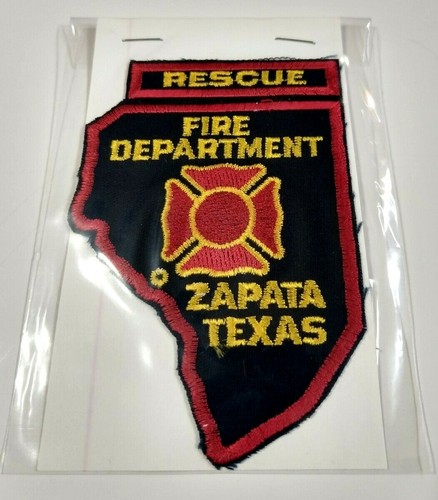 Zapata Texas Feuerwehr Patch TX Feuerwehr Abteilung. Geformte FD - Bild 2 von 4