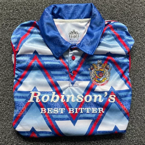 Stockport County FC 1993/94 Home Football Shirt Retro Jersey Size XL Extra Large