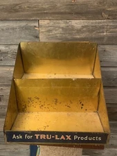Vintage General Store Counter Top Display Tru-Lax Products Rx Pharmacy Ad