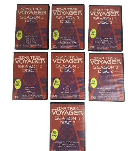 Star Trek Voyager Season 3 Disc 1 7 Ex Rental eBay