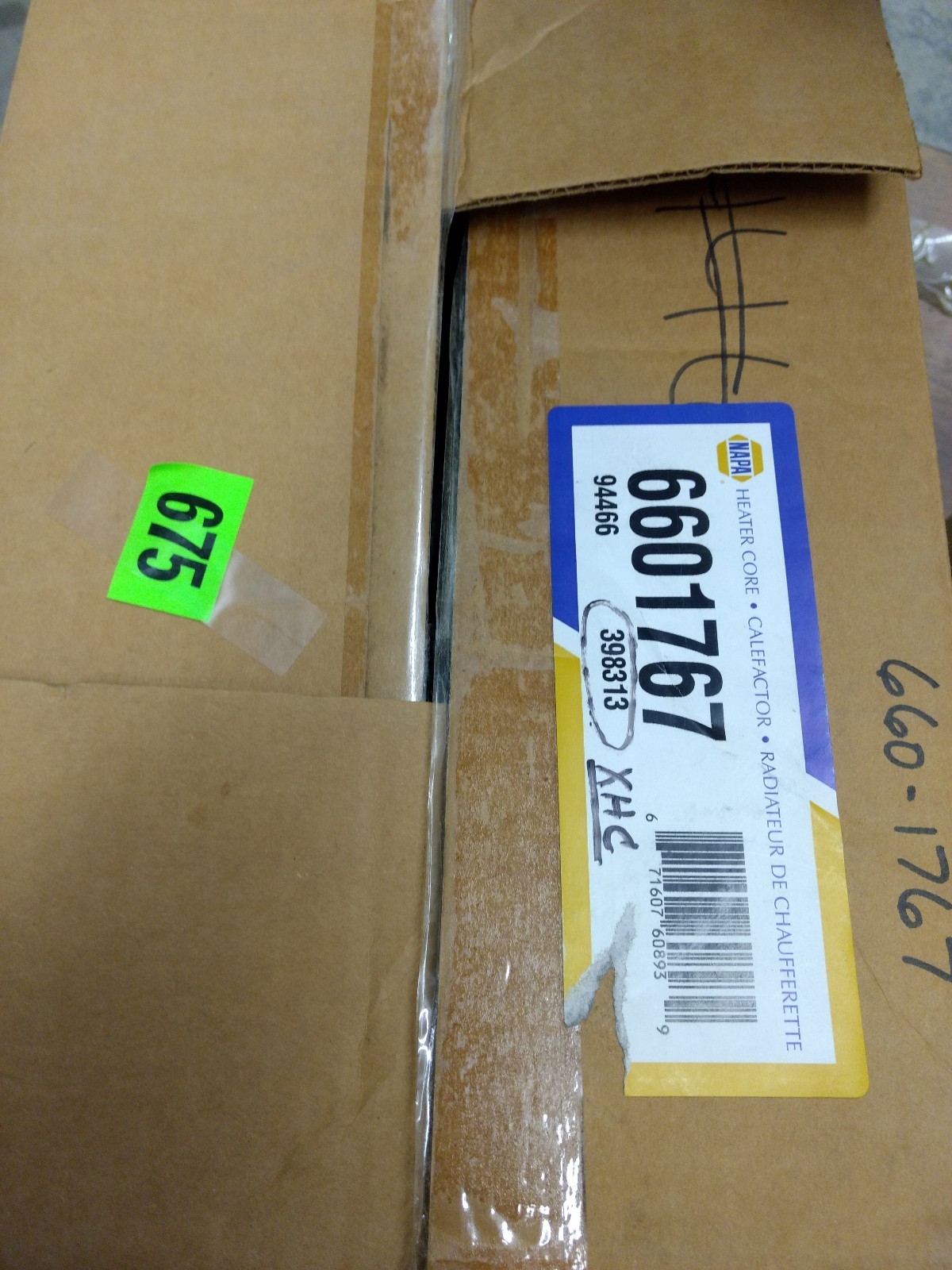 Heater Core NAPA 6601767 eBay