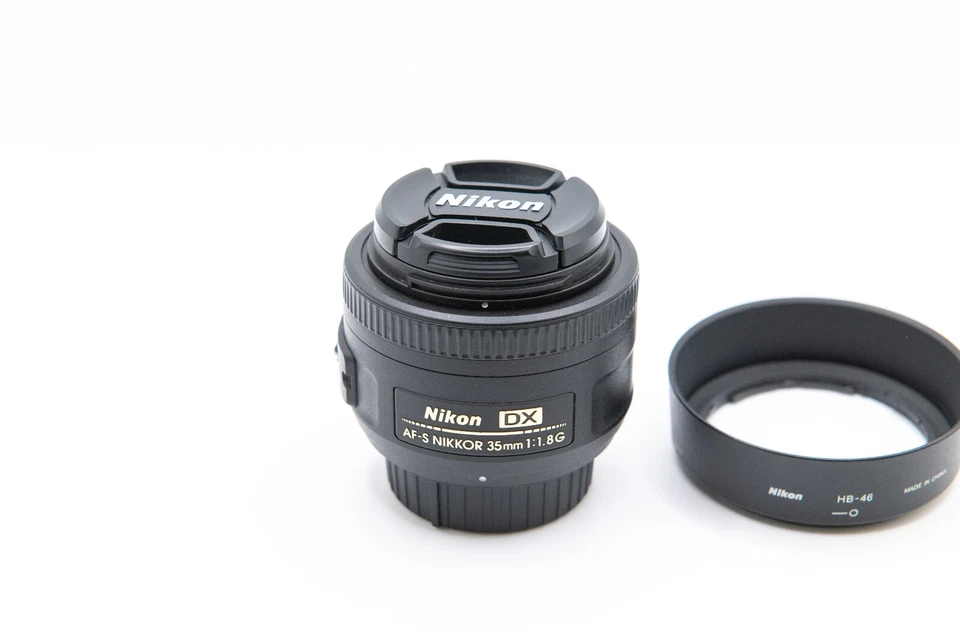 【Casi Como Nuevo en Caja】 Estuche de Lente Nikon AF-S DX 35mm f1.8G ASPH NIKKOR JAPÓN Foto 4 de 4