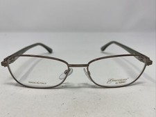 Safilo Emozioni Italy EM 4374 4IX 53-16-135 Silver Eyeglasses Frame -T74