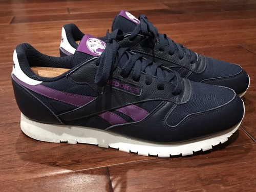 Reebok FX2281 Mens Classic Blue Purple Recycled Athletic Running Shoes 11.5  | eBay