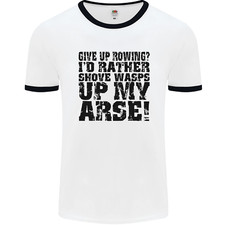 Give Dessus Aviron ? Bateau Rameur Coxman Drôle Hommes Ringer