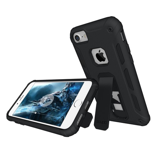 Kickstand Case iPhone SE / 8 / 7 / Plus Ständer Aufstellbar Schutz Hülle Folie - Picture 18 of 27