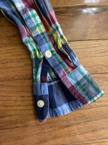 Boys RALPH LAUREN Plaid Long Sleeve Button Up Shirt Size Small (8) - Picture 7 of 7