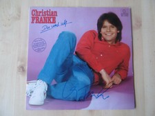 Christian Franke Autogramm signed LP-Cover "Du und ich" Vinyl