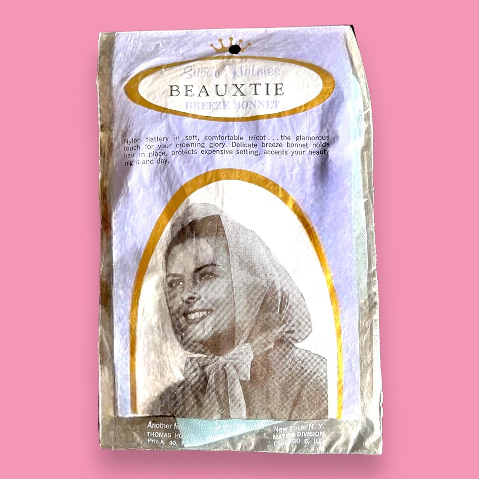 Red de pelo Beauxtie Breeze años 60 capó azul nuevo de stock Susan Holmes Mod estilo Twiggy Foto 3 de 3