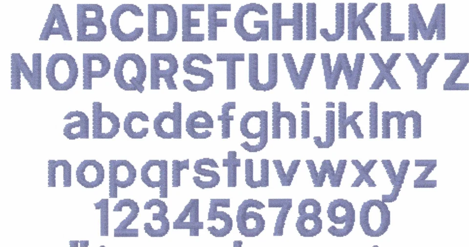 Custom Embroidered Name Patch Embroidery Tag Patch Motorcycle Badge White/Royal - Image 2 of 4