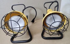 (2) Regent Cooper Lighting 100 Watt Work Lights Model WL100