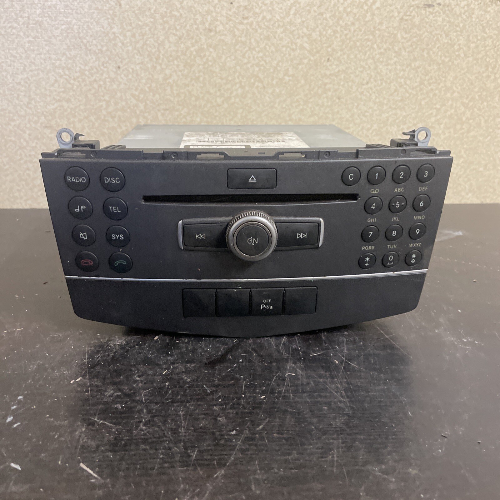 MERCEDES BENZ C Class W204 2010 CD Player Radio Stereo Mp1970ga a  