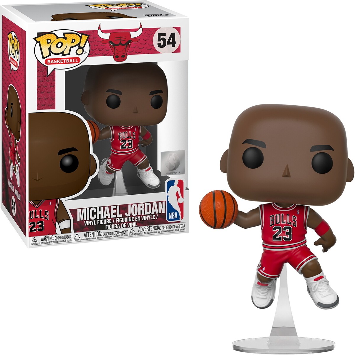 スポーツ Michael Jordan Pop! Vinyl Figure 54 NBA Chicago Bulls - Michael Jordan 54 - Funko Pop! - Vinyl