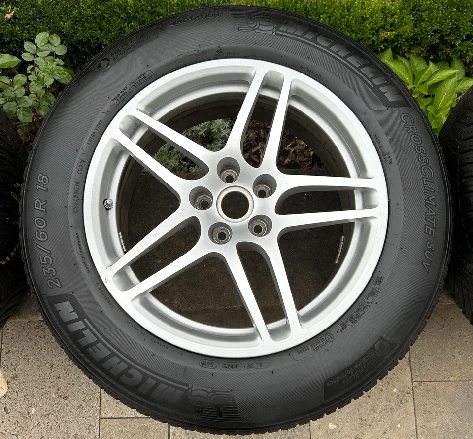 Porsche 8 + 9X 18 ET21 Felgen Winter Macan S Diesel Rad Sport 95B Wheel Rim Set - Bild 4 von 4